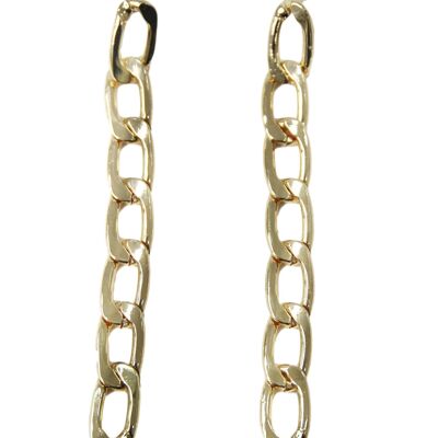 Gold Chain Drop Earrings