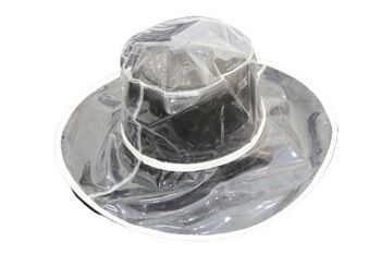 Chapeau de seau transparent transparent