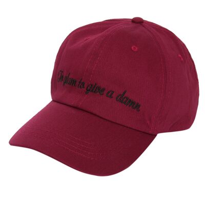 Gorra To Glam To Give a Damn' Slogan