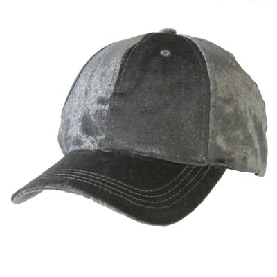 Gorro Terciopelo Gris