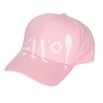 Rose 'Bonjour !' Casquette à slogan