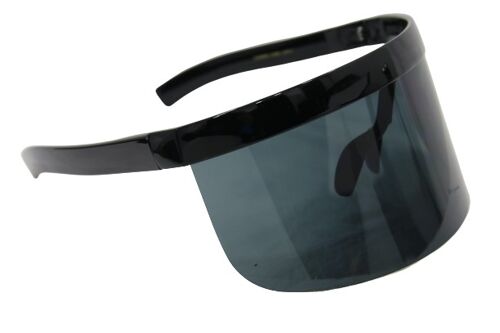 Black Multi Visor Sunglasses