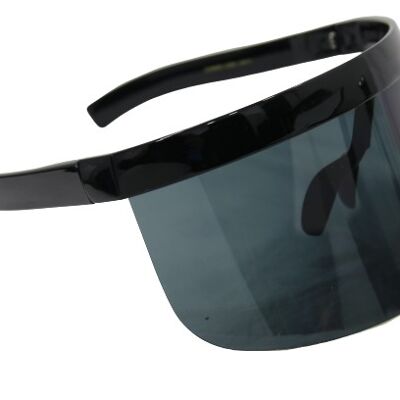 Black Multi Visor Sunglasses