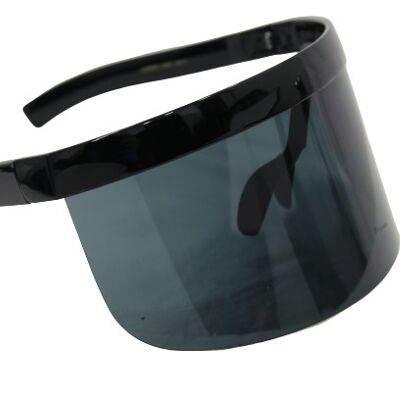 Black Multi Visor Sunglasses