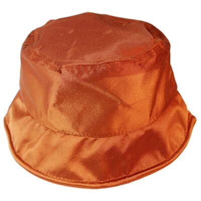 Rust Satin Bucket Hat