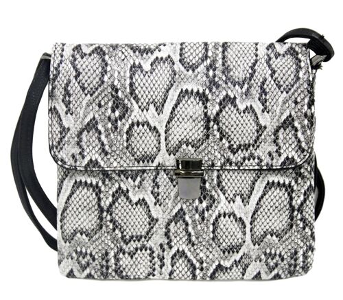 Black and White Checkerboard Side Bag