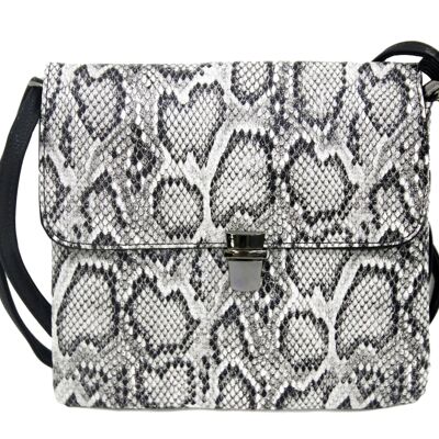 Black and White Checkerboard Side Bag