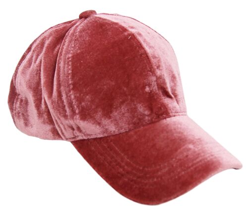 Pink Velvet Cap