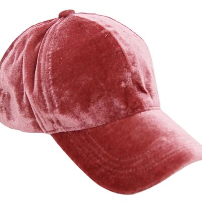 Pink Velvet Cap