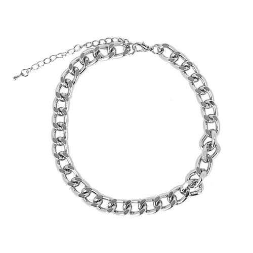 Silver Link Chain Choker