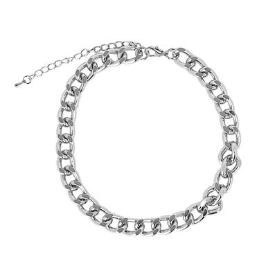 Silver Link Chain Choker