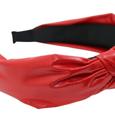 Red Wet Look Hairband