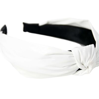 White Wet Look Hairband