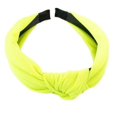 Neon Lime Knot Headband