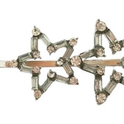 Stars Diamante Hair Slide