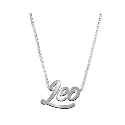 Silver Leo Necklace