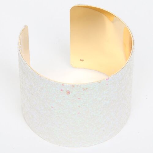 Holographic Glitter Cuff Bracelet