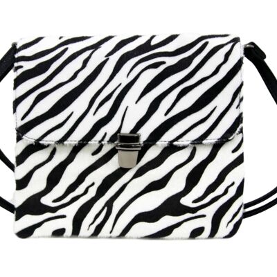 Zebra Print Oversized  Side Bag