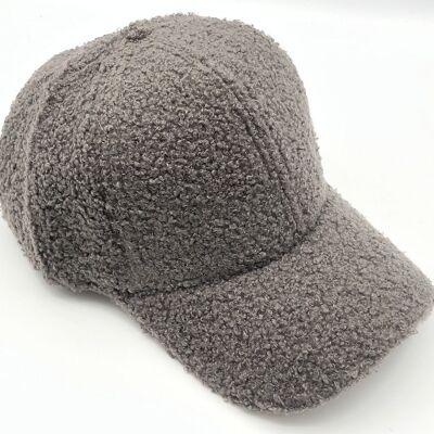 Grey Teddy Cap