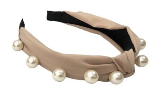 oversized pearl headband