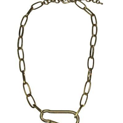 Carabiner Chain Necklace