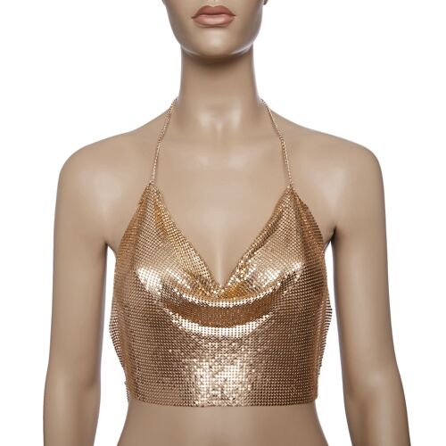 Gold Chain Mail Top