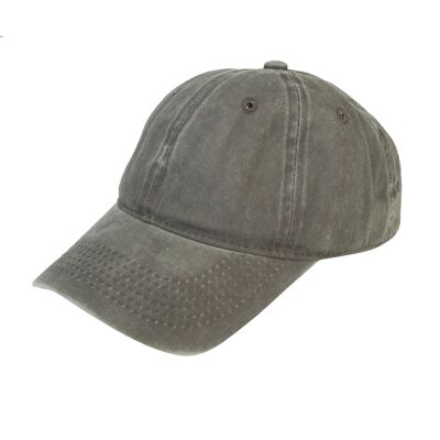 Khaki Denim Baseball Cap