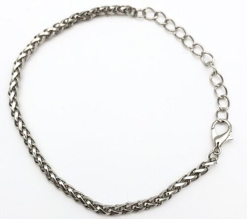 Silver Thick Chain Bracelet