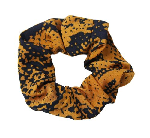 Orange Snake Scrunchie