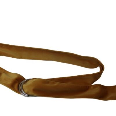 Rust Long Wrap Velvet Belt