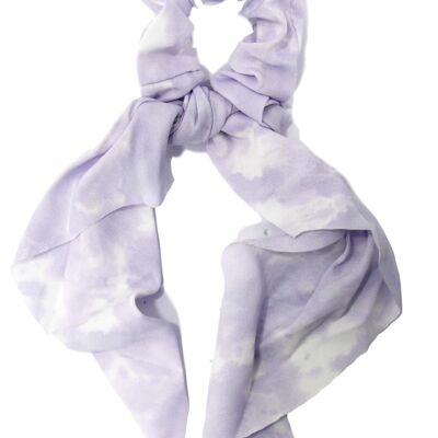 Lilac Long Tie Dye Scrunchies