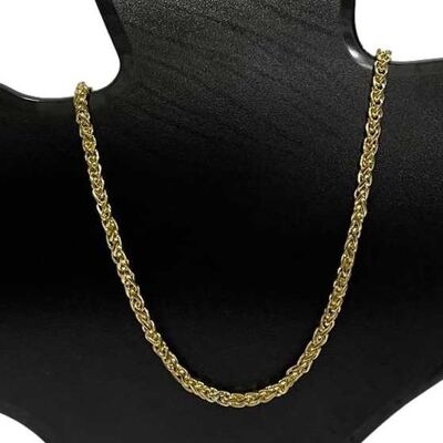 Gold Rope Chain Necklace