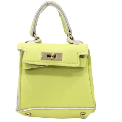 Light Yellow Mini Bag with Chain