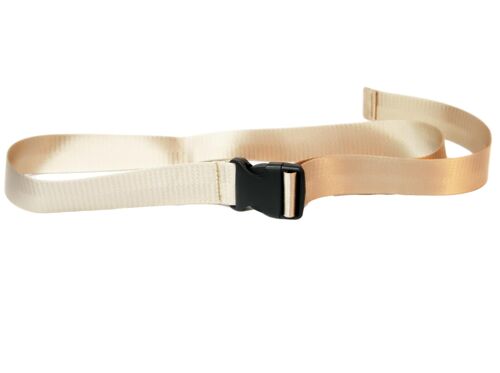 Sand Seatbelt Style Belt with plastic buckle