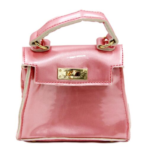 Pink Mini Bag with Chain