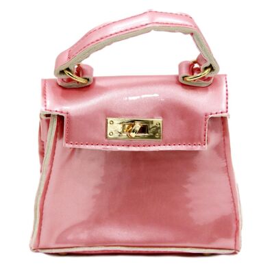 Pink Mini Bag with Chain