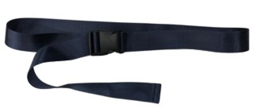 Navy Seatbelt Style Belt with plastic buckle