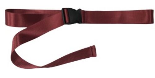 Wine Seatbelt Style Belt with plastic buckle