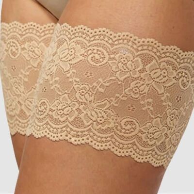 Nude Lace Chafing Pads XS