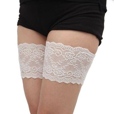 White Lace Chafing Pads M