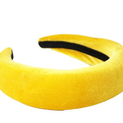 Mustard Velvet Padded Headband