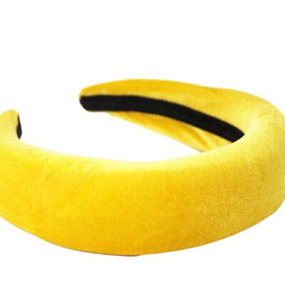 Mustard Velvet Padded Headband