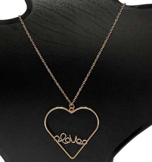 Love heart necklace