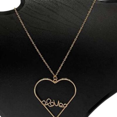 Love heart necklace