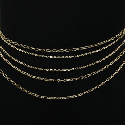 Multi layer belt chain