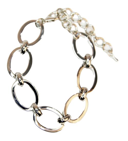 Silver Large Link Chain Bracelet
