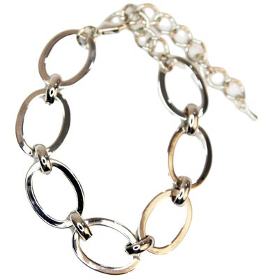 Silver Large Link Chain Bracelet