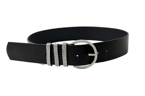 Belt - with plain black PU