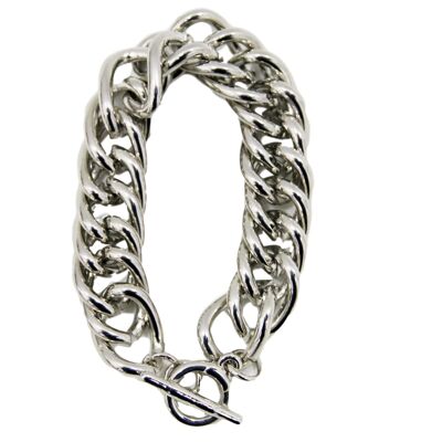 Silver Chunky Bracelet