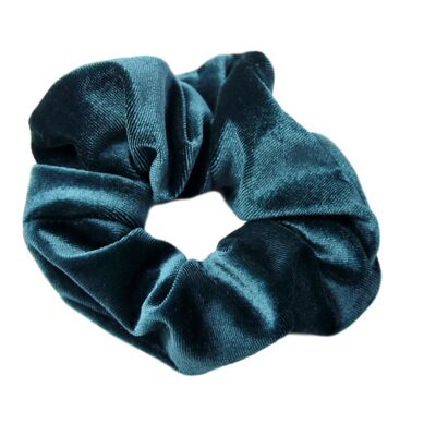 Dark Emerald Velvet Scrunchie